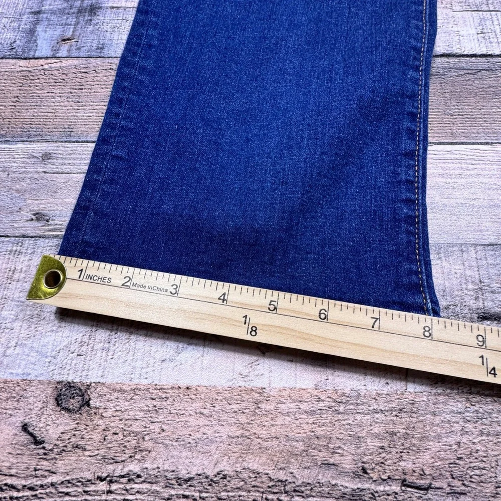 Loft Outlet‎ Womens Straight Leg Jeans Dark Wash Blue Denim Size 10 30 Waist